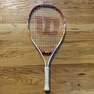 Wilson Serena 23 Tennis Racket Junior 23 Pink Orange Good Beginner Kids